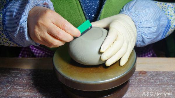 喀左原矿手工段泥南瓜紫砂壶,辽宁喀左紫砂壶和宜兴紫砂壶