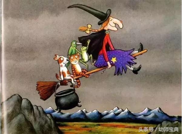 女巫扫帚万圣节,女巫扫帚排排坐绘本拓展素材