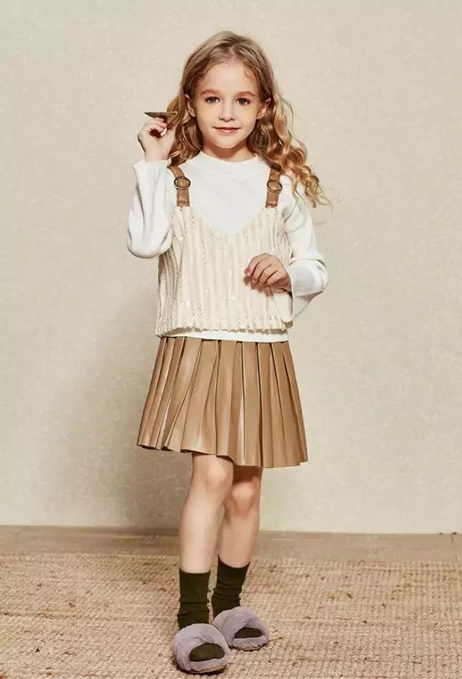 好看的女童秋装套装,新爆款儿童洋气秋装