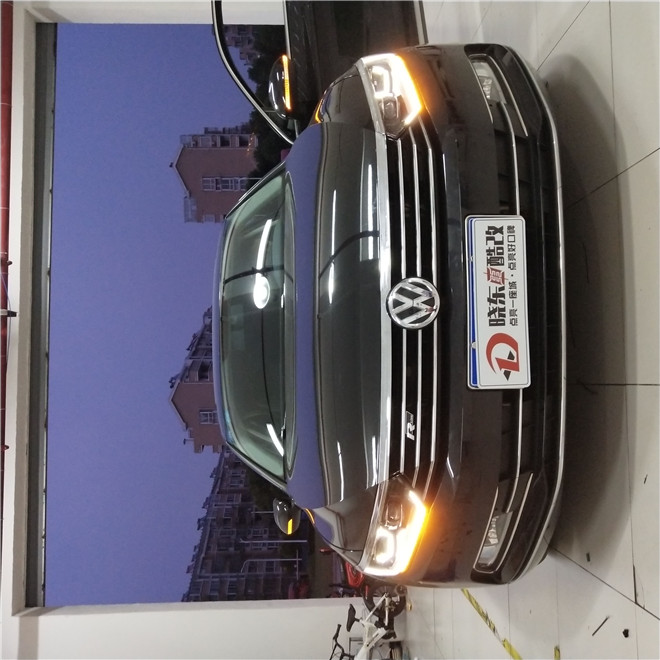 迈腾b8l老款随动大灯介绍,迈腾b8l大灯改透镜