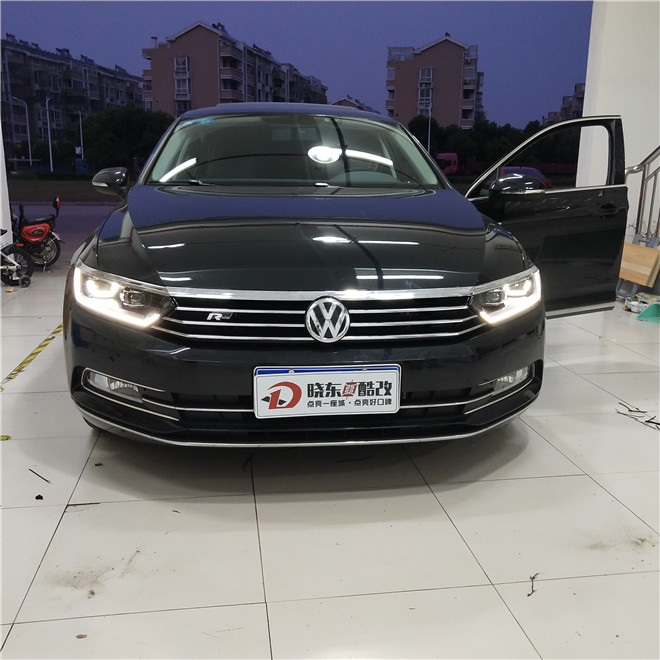 迈腾b8l老款随动大灯介绍,迈腾b8l大灯改透镜