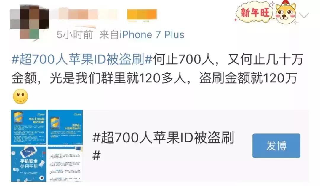 苹果账号被盗刷安全吗,700多名苹果账号被盗刷