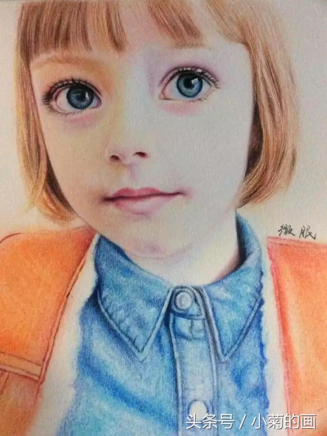 彩铅画人物怎么画逼真,彩铅怎么画人物