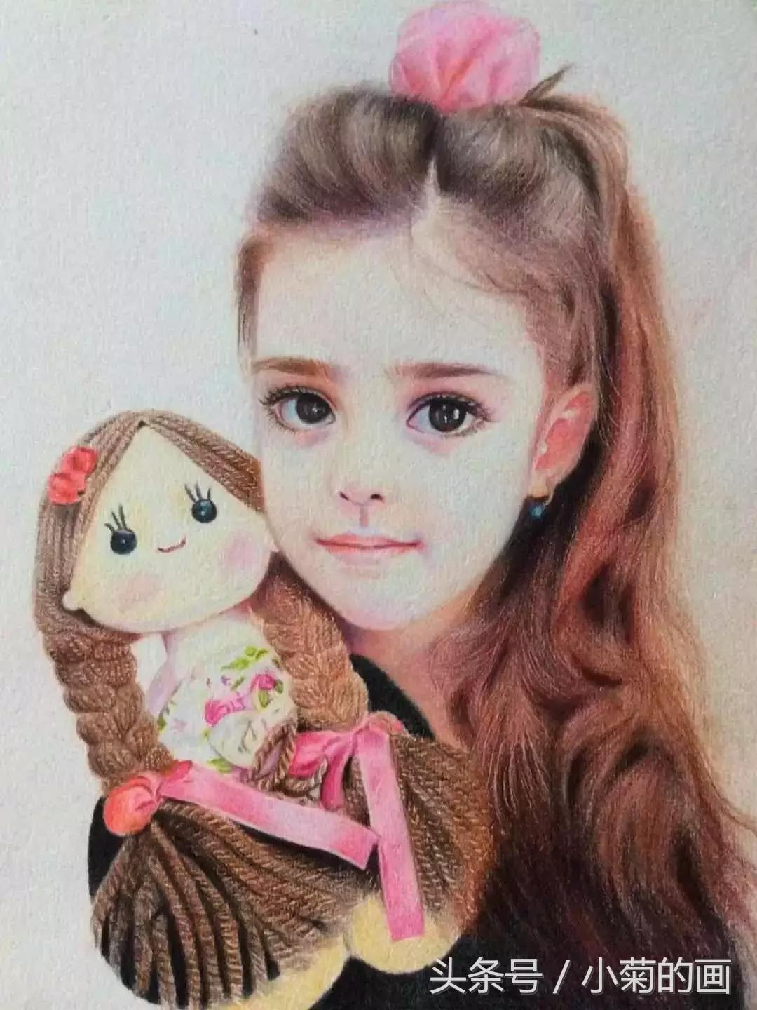 彩铅画人物怎么画逼真,彩铅怎么画人物