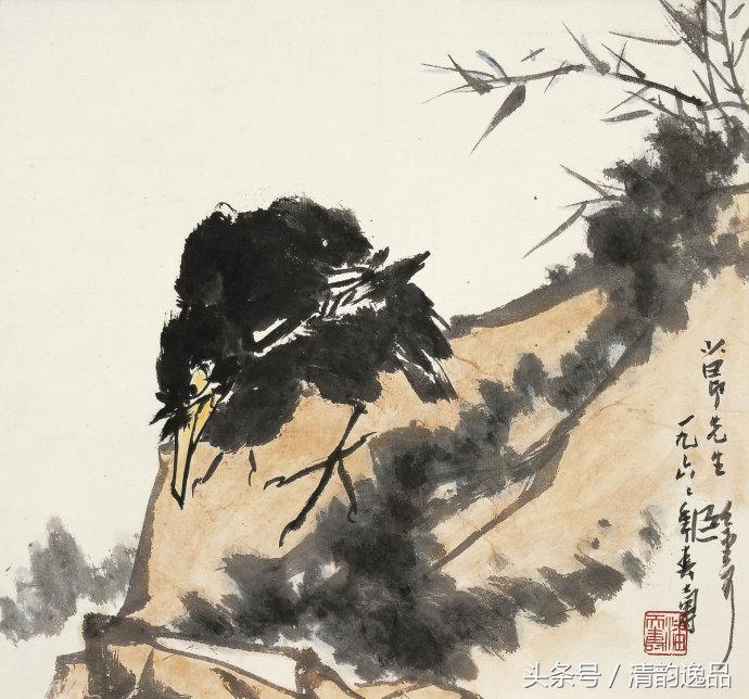 潘天寿花鸟画作品欣赏图文,潘天寿花鸟真迹一百幅大赏