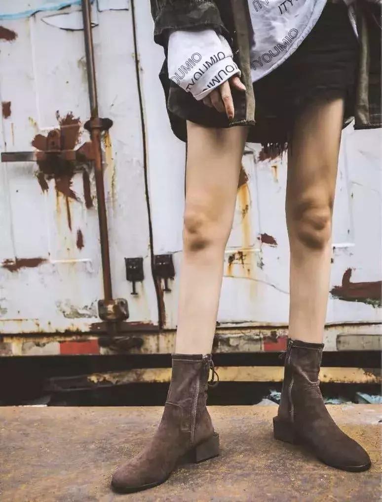 显腿瘦显腿直的靴子,显腿瘦的长筒靴子