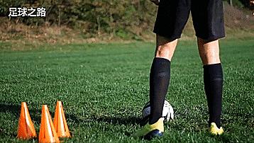 足球技巧教学分解动作,足球身体假动作
