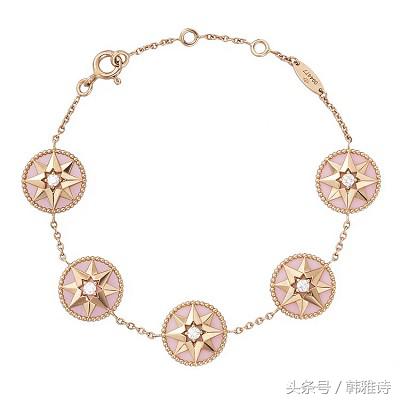 dior迪奥八芒星罗盘手链女,迪奥dior字母手链