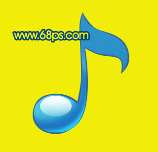 ps怎么做音符小图案,ps制作水晶文字教程