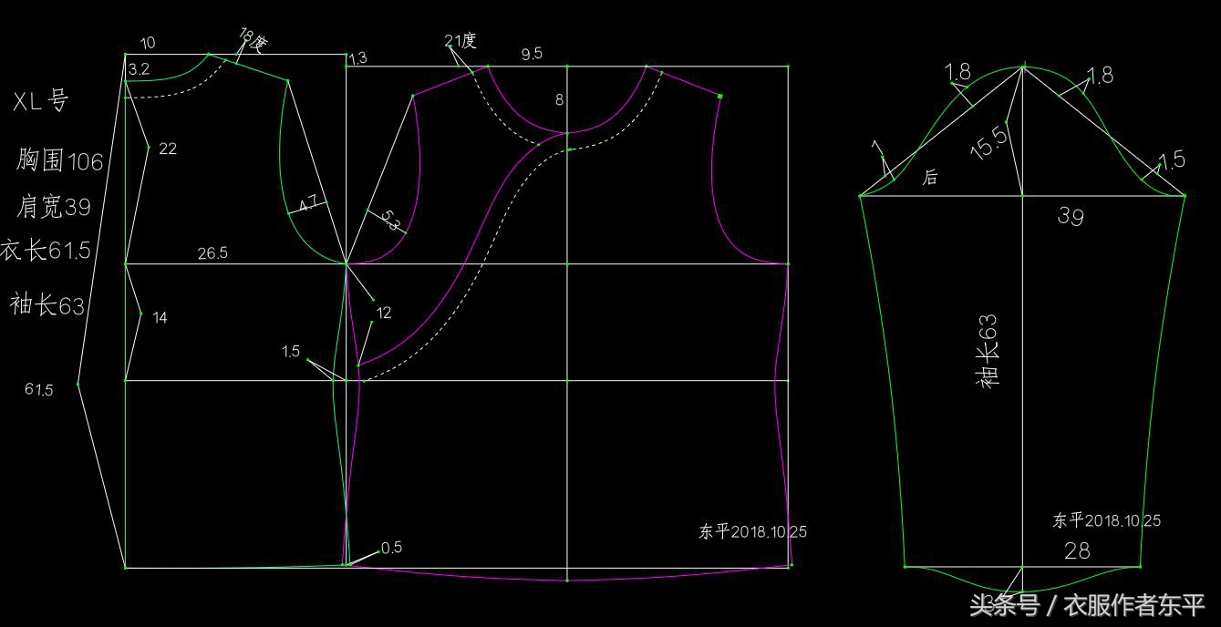 中国风中长款加大棉服裁剪与制作,棉麻棉衣冬季长款时尚原创款
