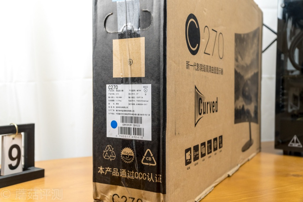 惠科27寸曲面显示器c270w拆解,惠科27qc显示器评测