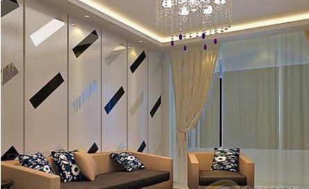 玻璃怎么装饰背景墙,艺术玻璃背景墙效果图大全