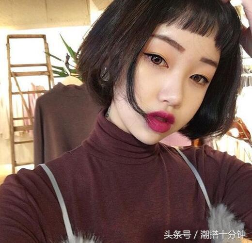 方脸圆脸女生短发卷发,披肩发卷发圆脸方脸