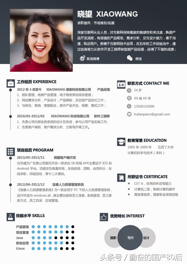 护士应届生求职简历模板免费,免费毕业生求职简历模板网站