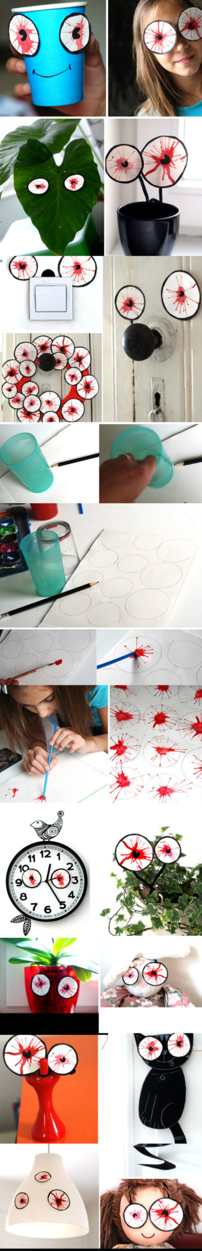 万圣节手工女巫橡皮泥图片,吓人万圣节手工面具用纸制作