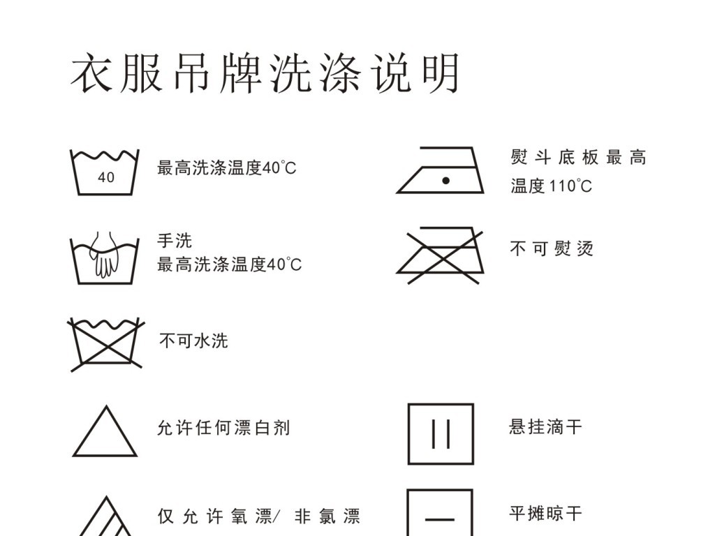 衣服上的吊牌不要扔，上面有关于衣服的大秘密！