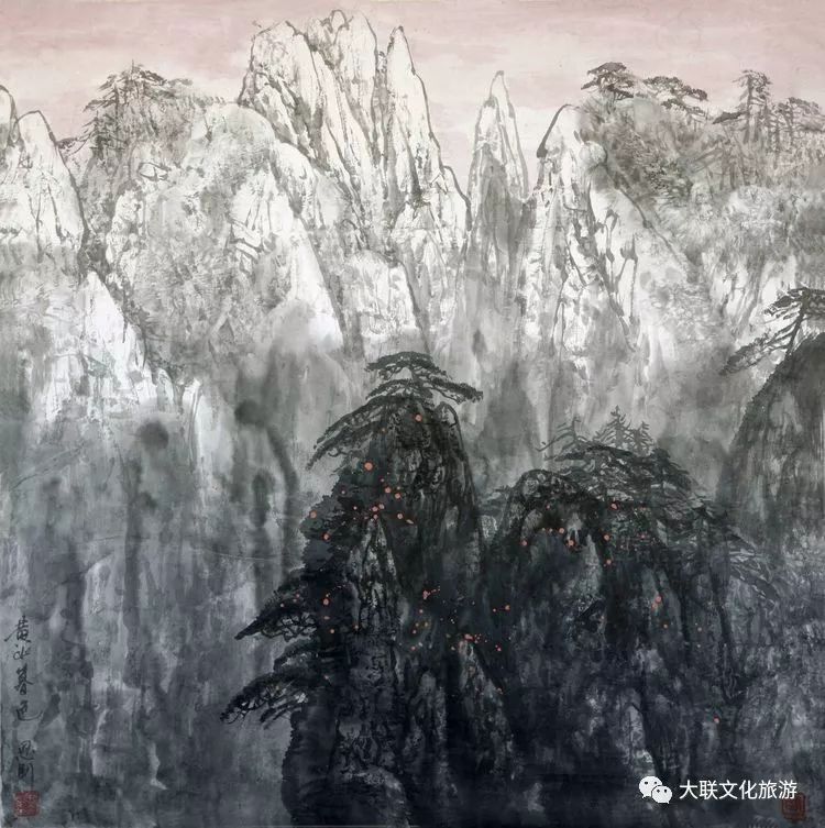 北派山水名家邀请展,荆山楚水山水作品欣赏