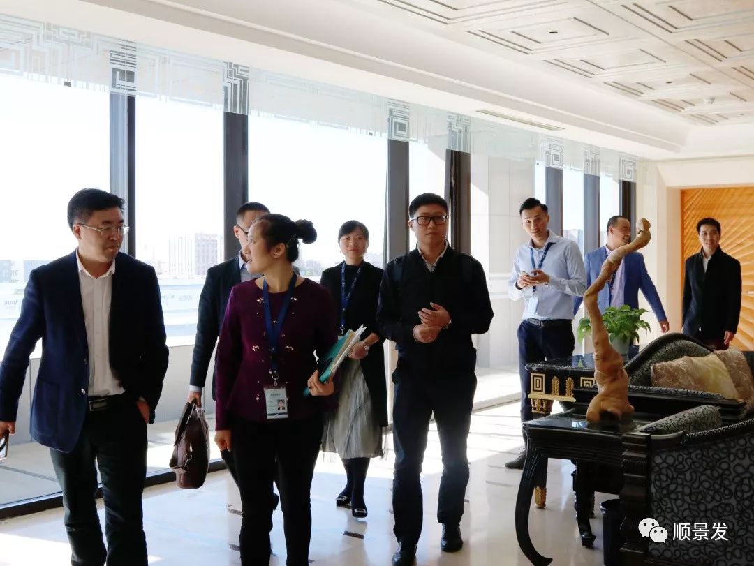 成都双流区领导到访顺景发，全球生鲜供应链生态圈继续推进