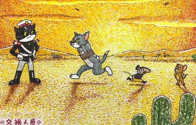 童年动画人物的变化,童年动画人物出现在现实