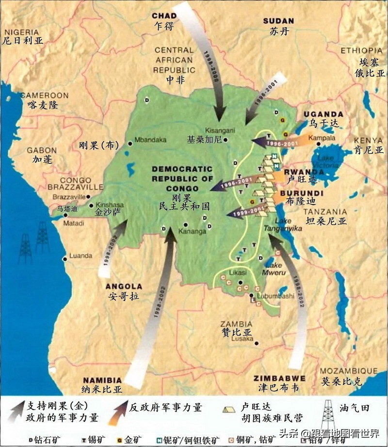 25年前的“非洲大战”有多恐怖?500万人死亡,刚果至今内战不断