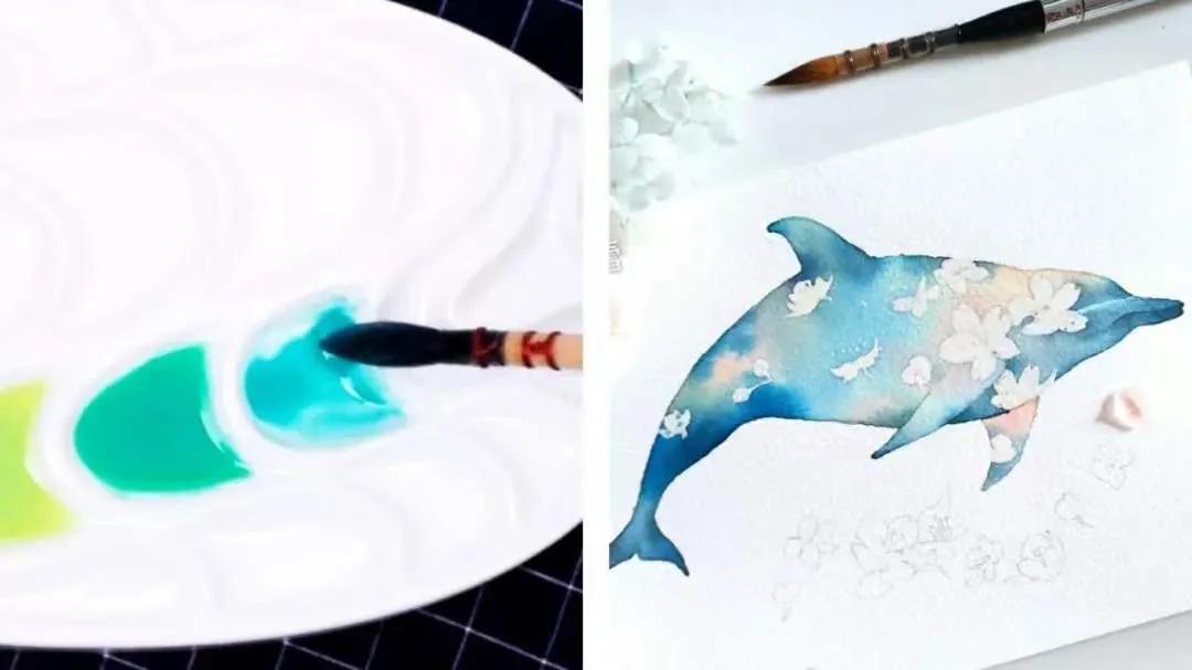 水彩画怎么选笔,水彩画颜料初学者推荐