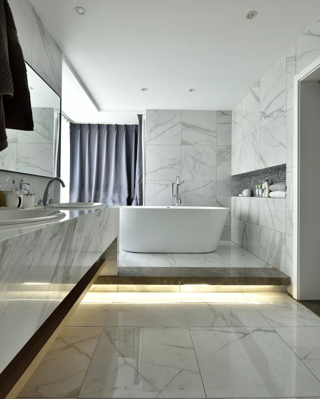 秦皇岛轻奢现代风格,秦皇岛城市人家170平米轻奢装修