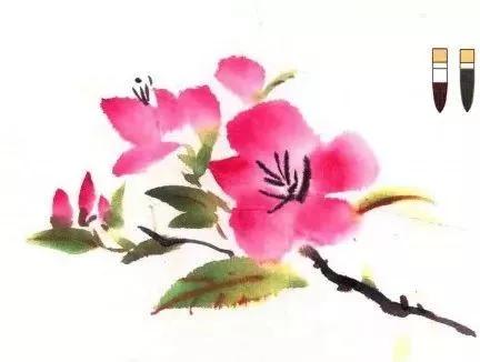 学画春天和桃花,学画简单春天画