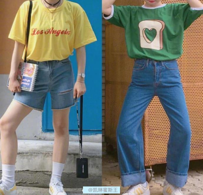 时尚百搭t恤衫穿搭,t恤穿搭小技巧图文