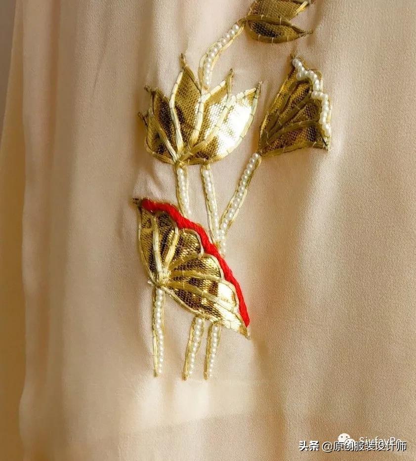 服装绣花工艺大全,服装绣花工艺图解说明