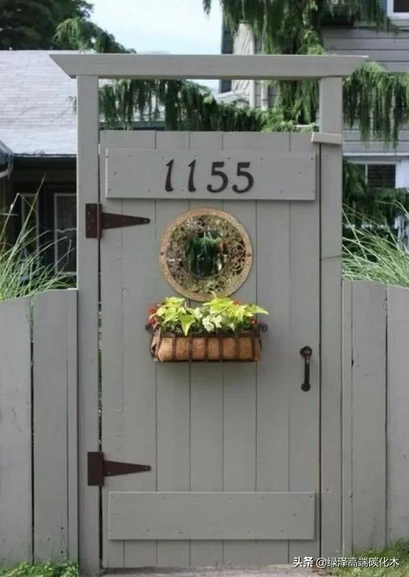 庭院栅栏门制作,庭院围墙护栏栅栏门