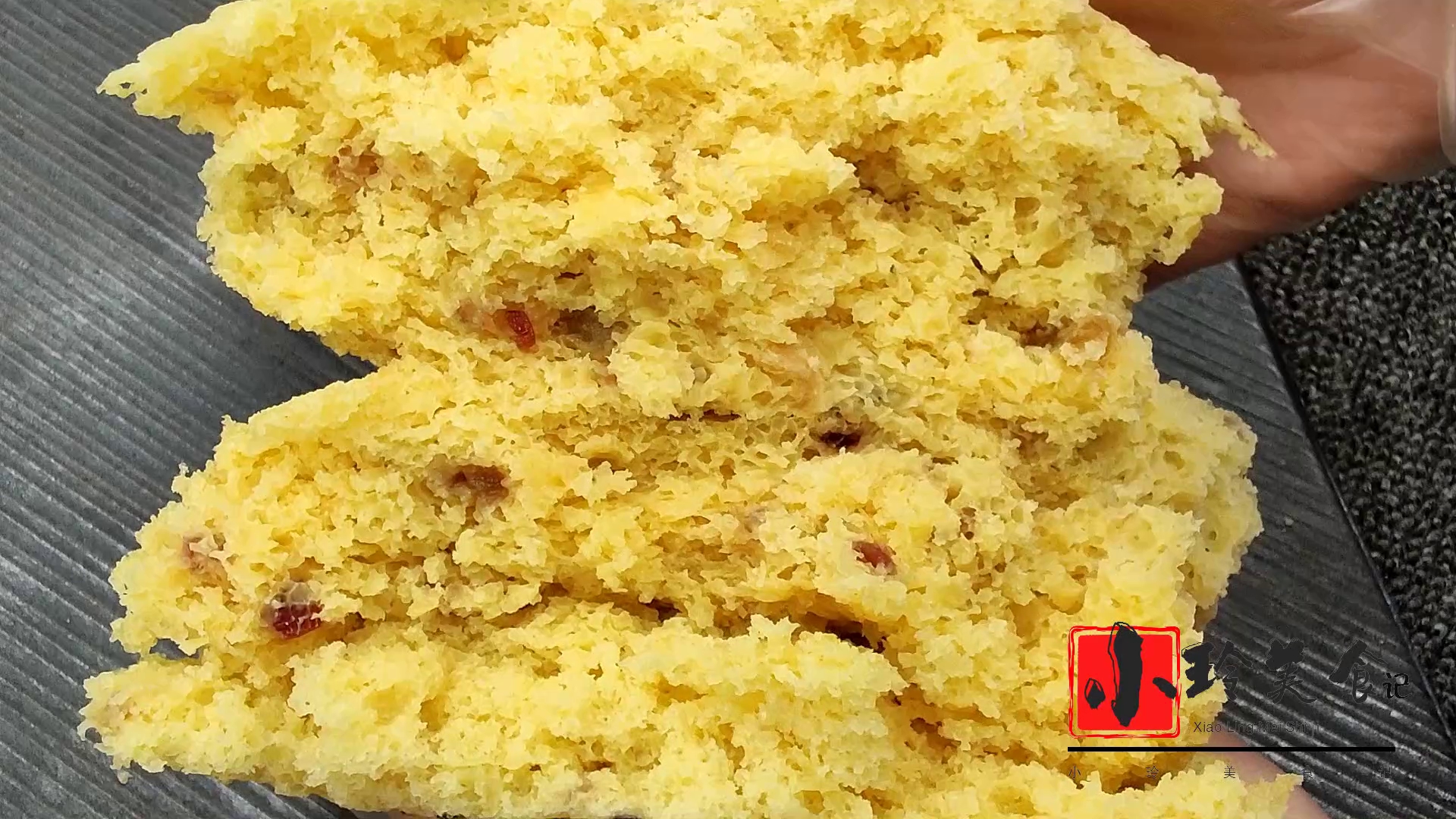 小米做的脆脆的米糕,纯小米牛奶糕做法