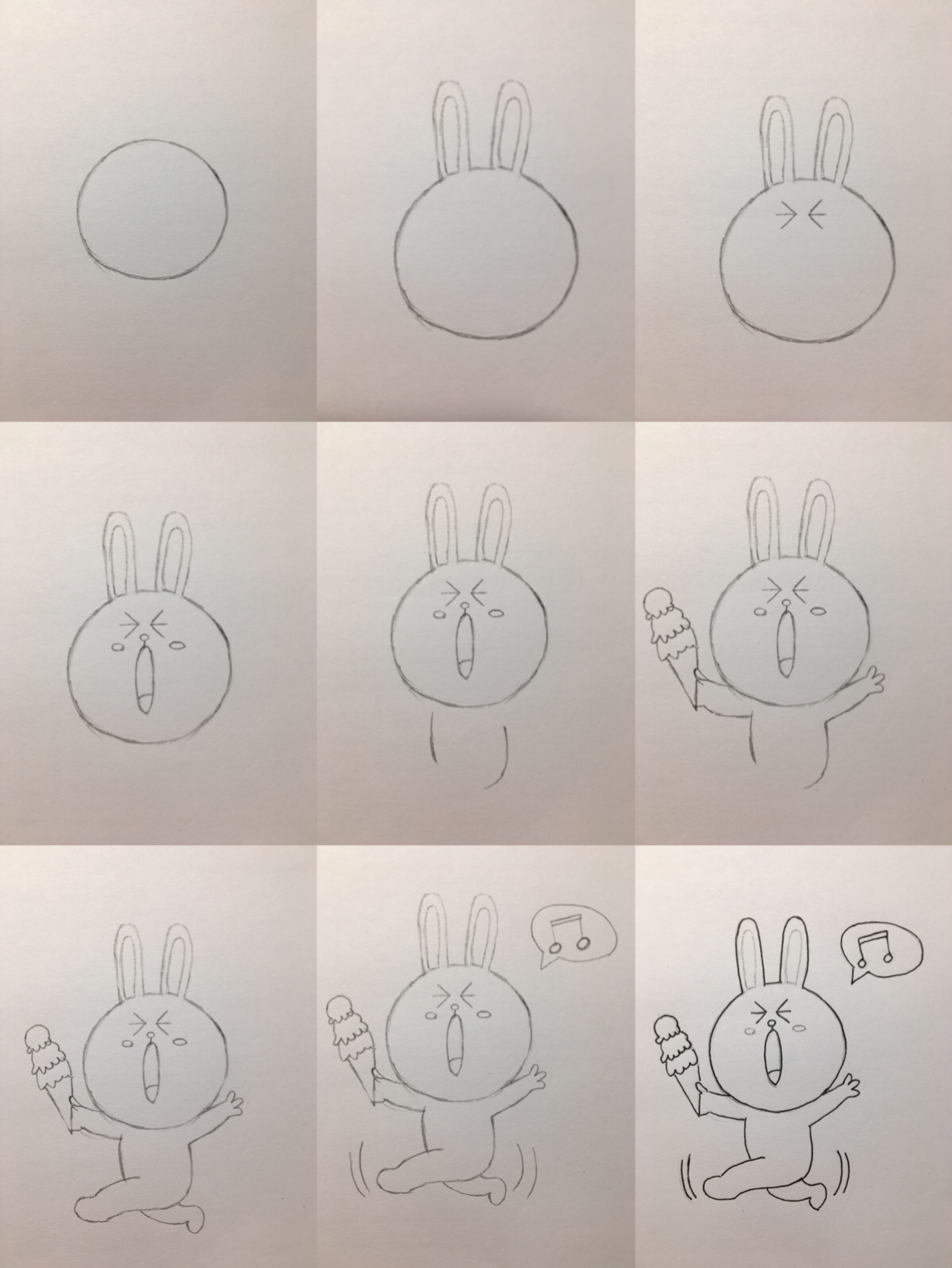 可妮兔怎么画简单又好看,简笔画可妮兔图片