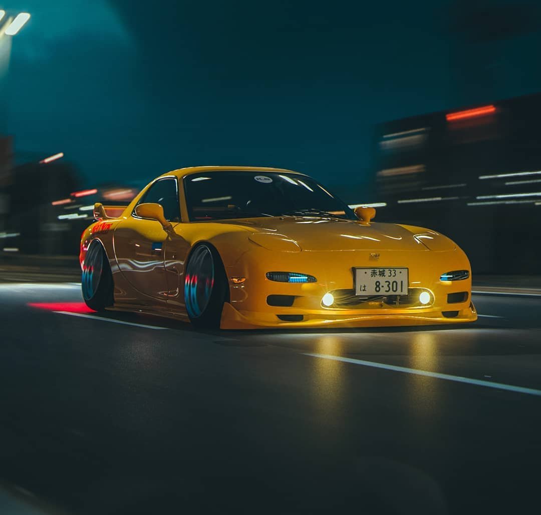 rx-7fd3s白色赛车,rx-7fd3s地平线
