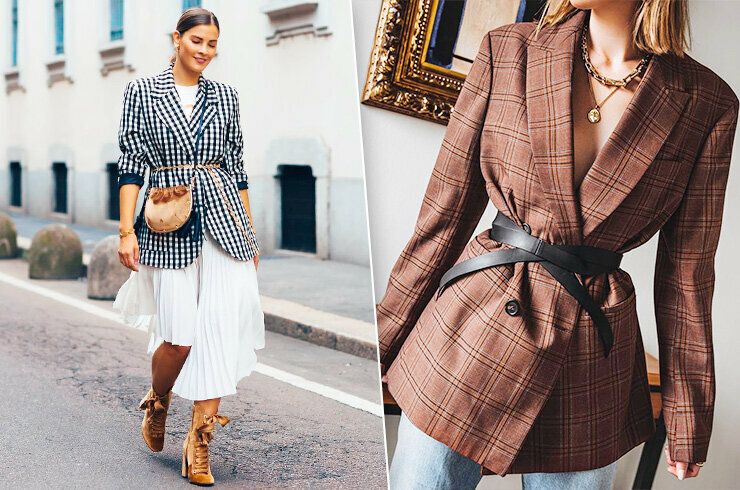 今年秋冬流行的西装外套款式,时尚今年的西装外套越短越时髦