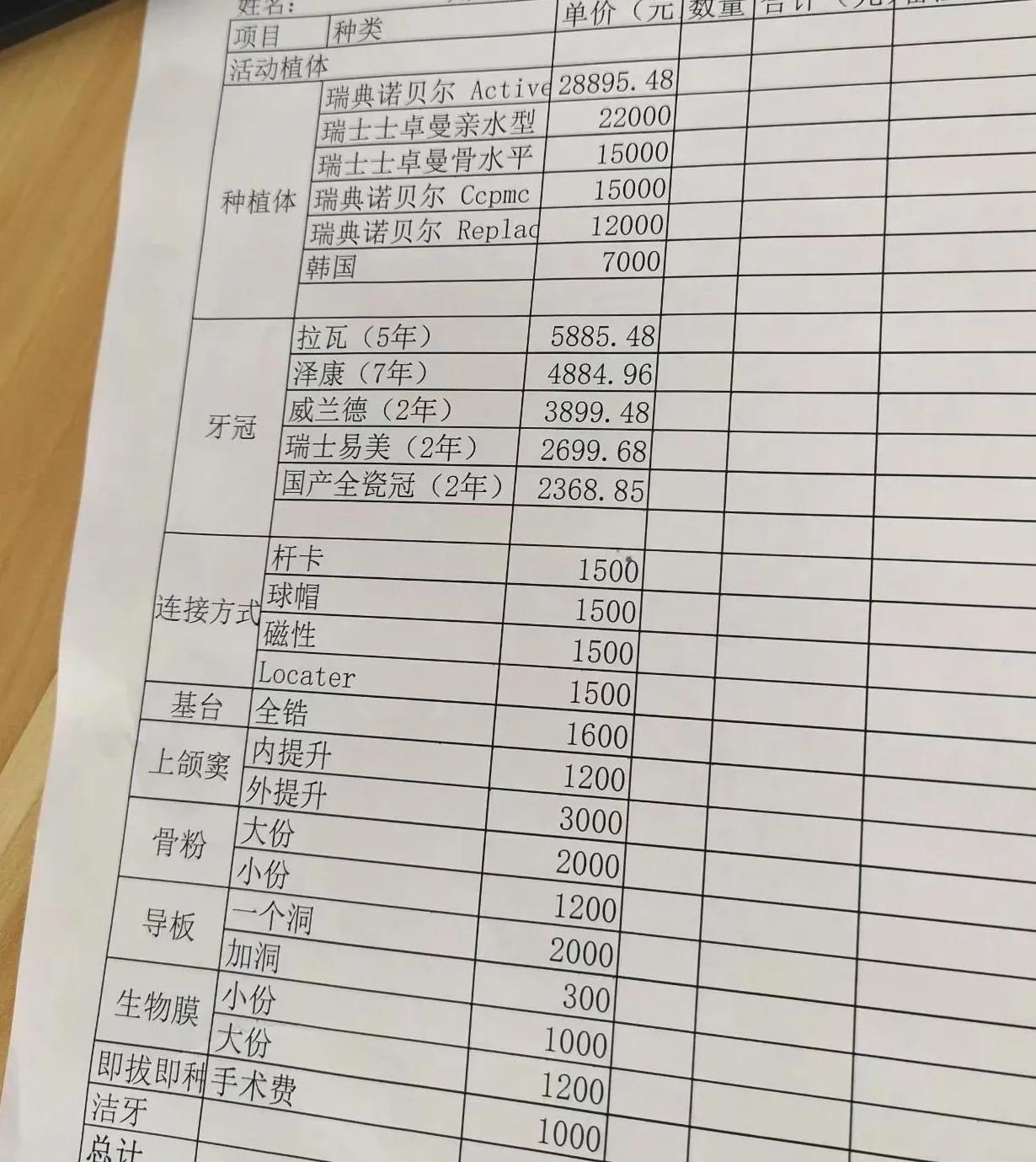 种植全口假牙价格多少,种植上下半口假牙得多少钱视频