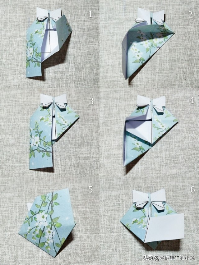 好看的折纸信封怎么折,手工折纸教程折信封