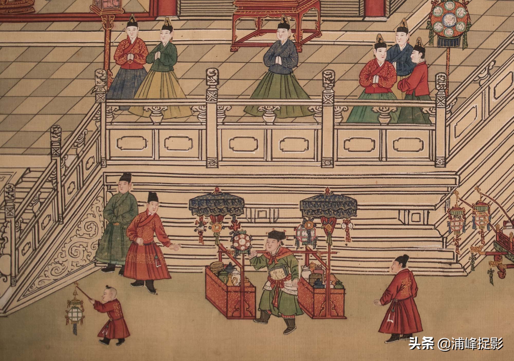 明朝皇帝出土古画,一幅明朝皇帝的古画