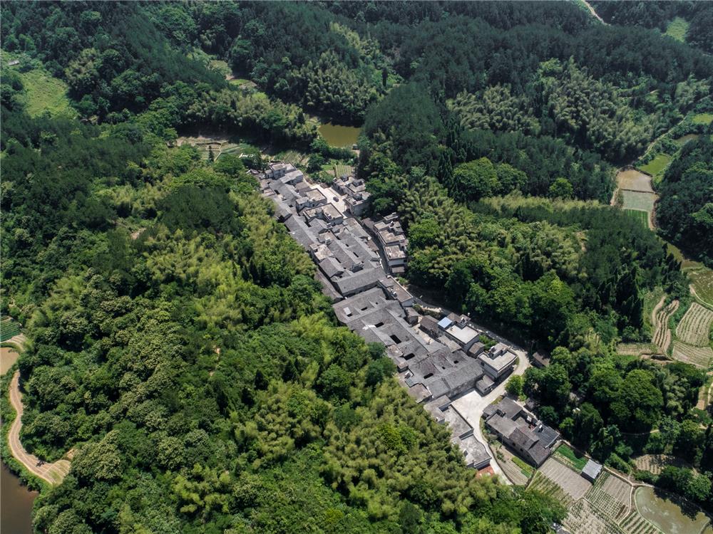 湖北崇阳古村落 (崇阳县白霓镇回头岭村地图)