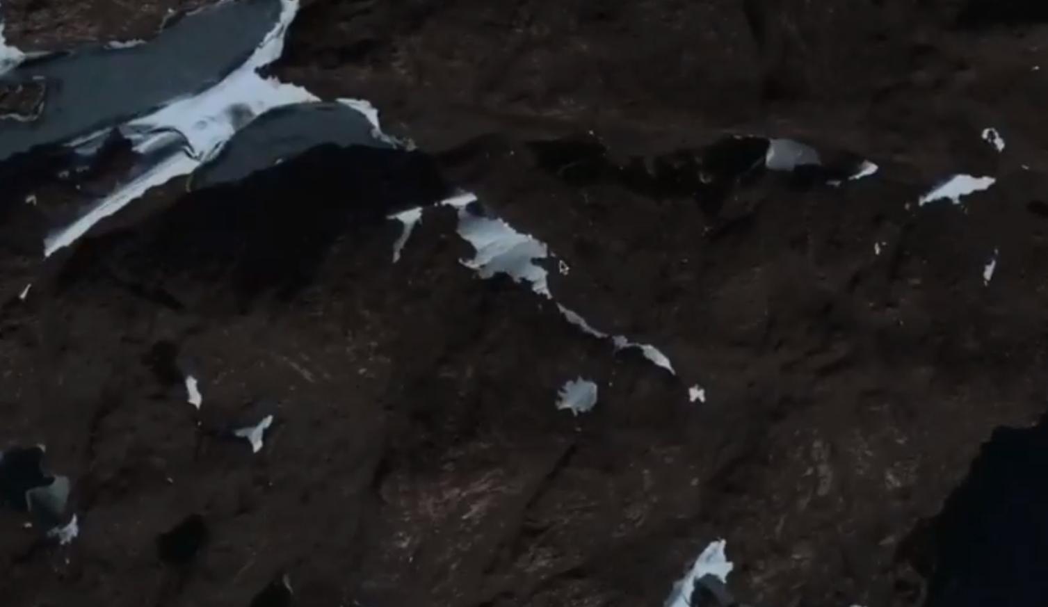 谷歌地图上的深海巨怪南极,谷歌地图上的南极异象