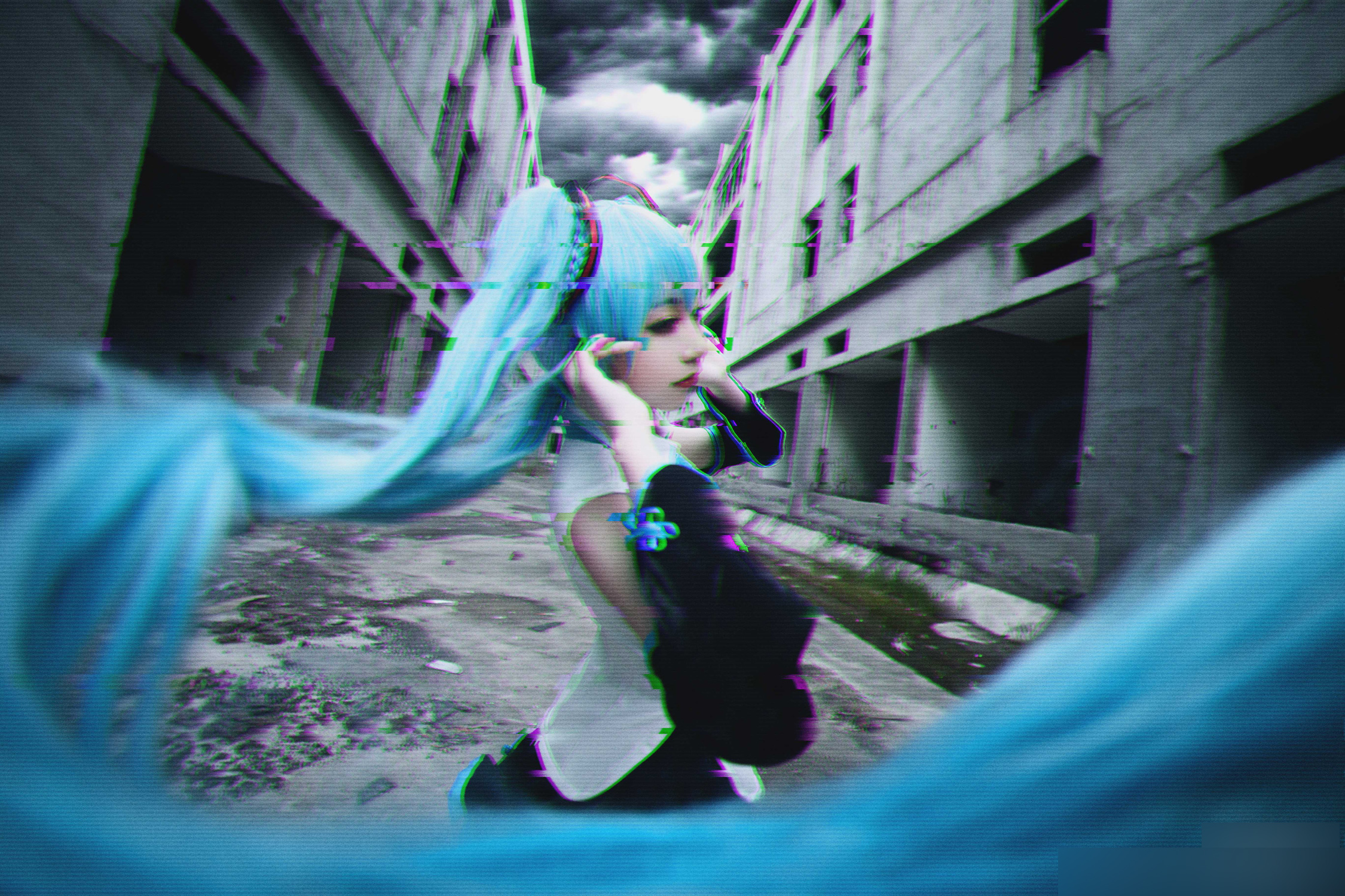 女coser初音未来,中国女孩cos初音未来在日本漫展