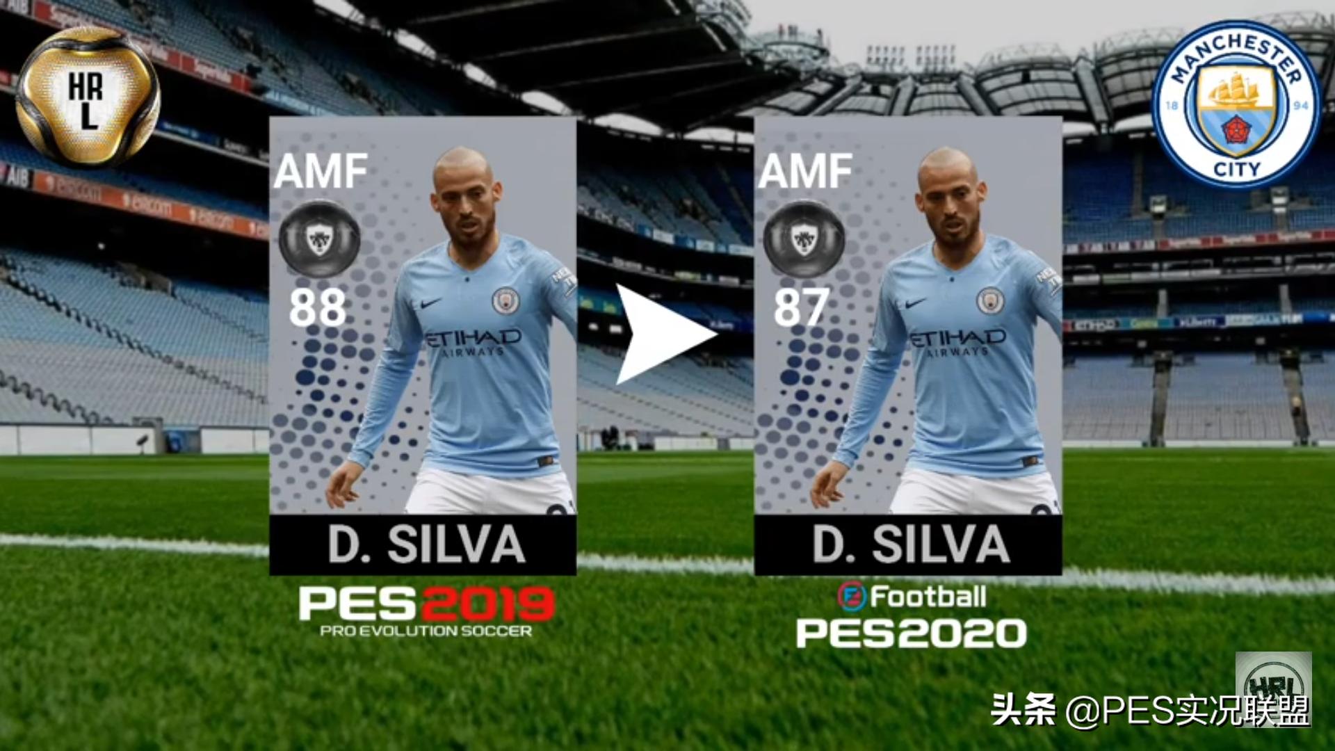 「实况联盟」2人升黑！曼城球员下赛季能力值权威预测