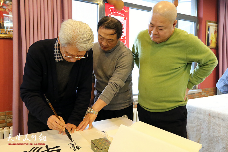 巨龙画院新春团拜活动在江泽福轩大饭店举行