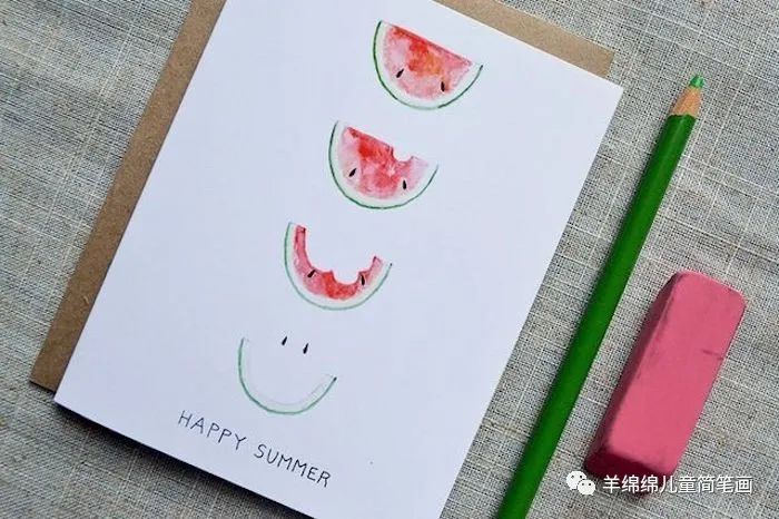 生日贺卡手绘简单可爱,生日贺卡手绘创意简单有色彩