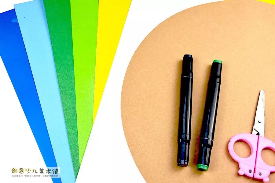 大白鹅儿童创意画,拼贴儿童画