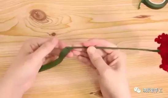 钩针康乃馨花束图解,母亲节康乃馨花束手工制作简单