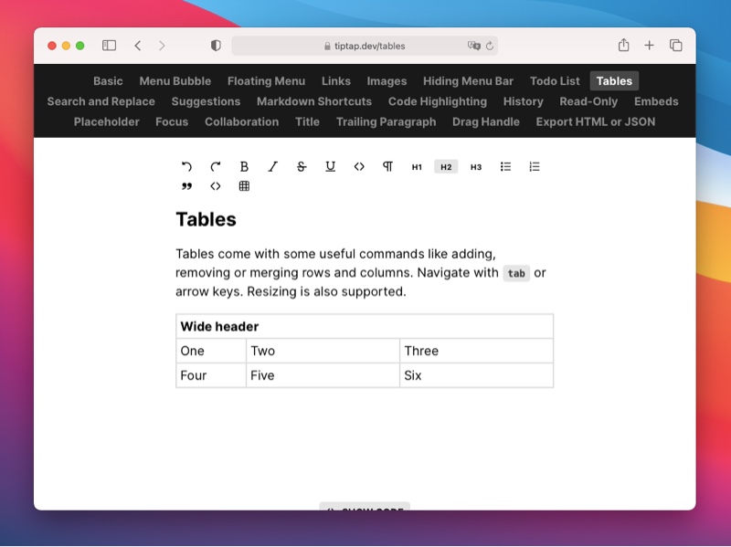 tiptap富文本编辑,vue使用富文本编辑器
