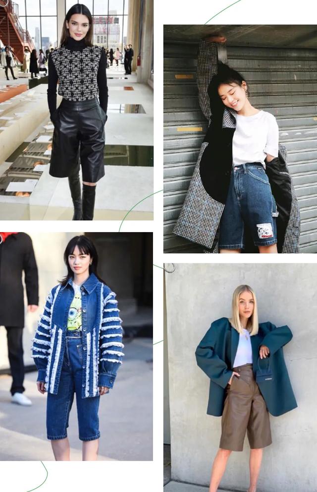 梨形身材高腰中腿裤,爸爸裤子直筒小个子