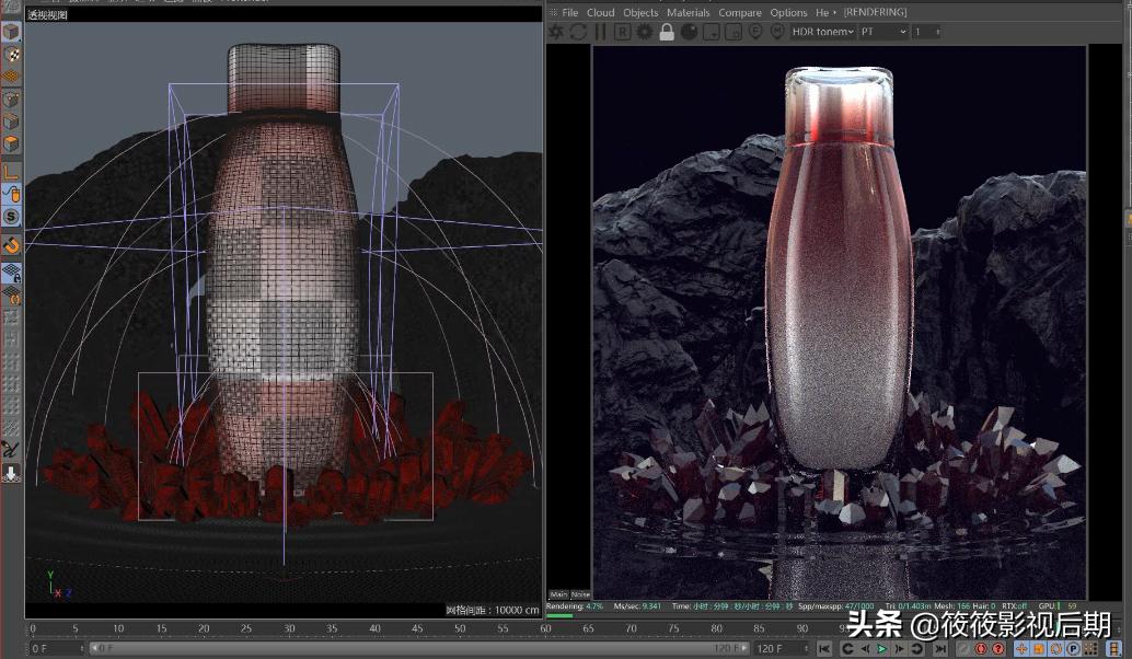 blender建模与c4d建模,c4d入门建模案例戴帽子的人