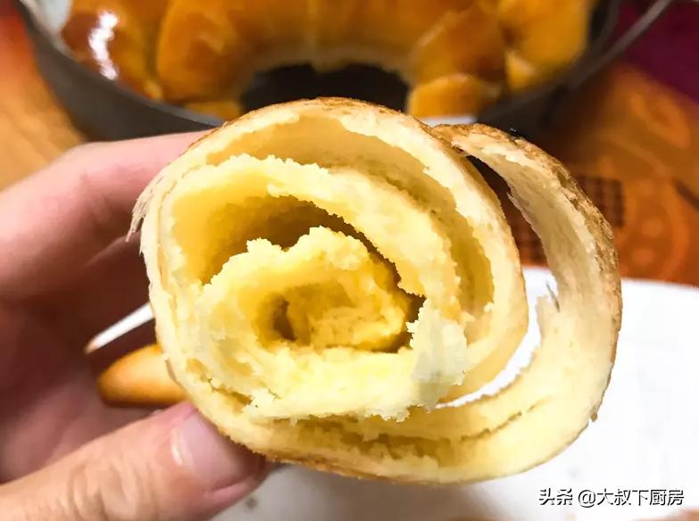 最好吃的金牛角面包,小黄金牛角面包教程