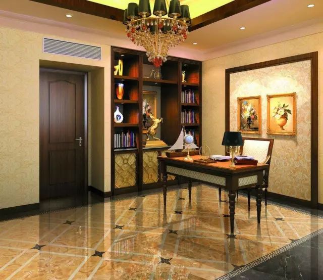 瓷砖书房设计,瓷砖打造的书房